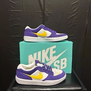 Men Size 9.5 - Nike Force 58 SB Court Purple Amarillo